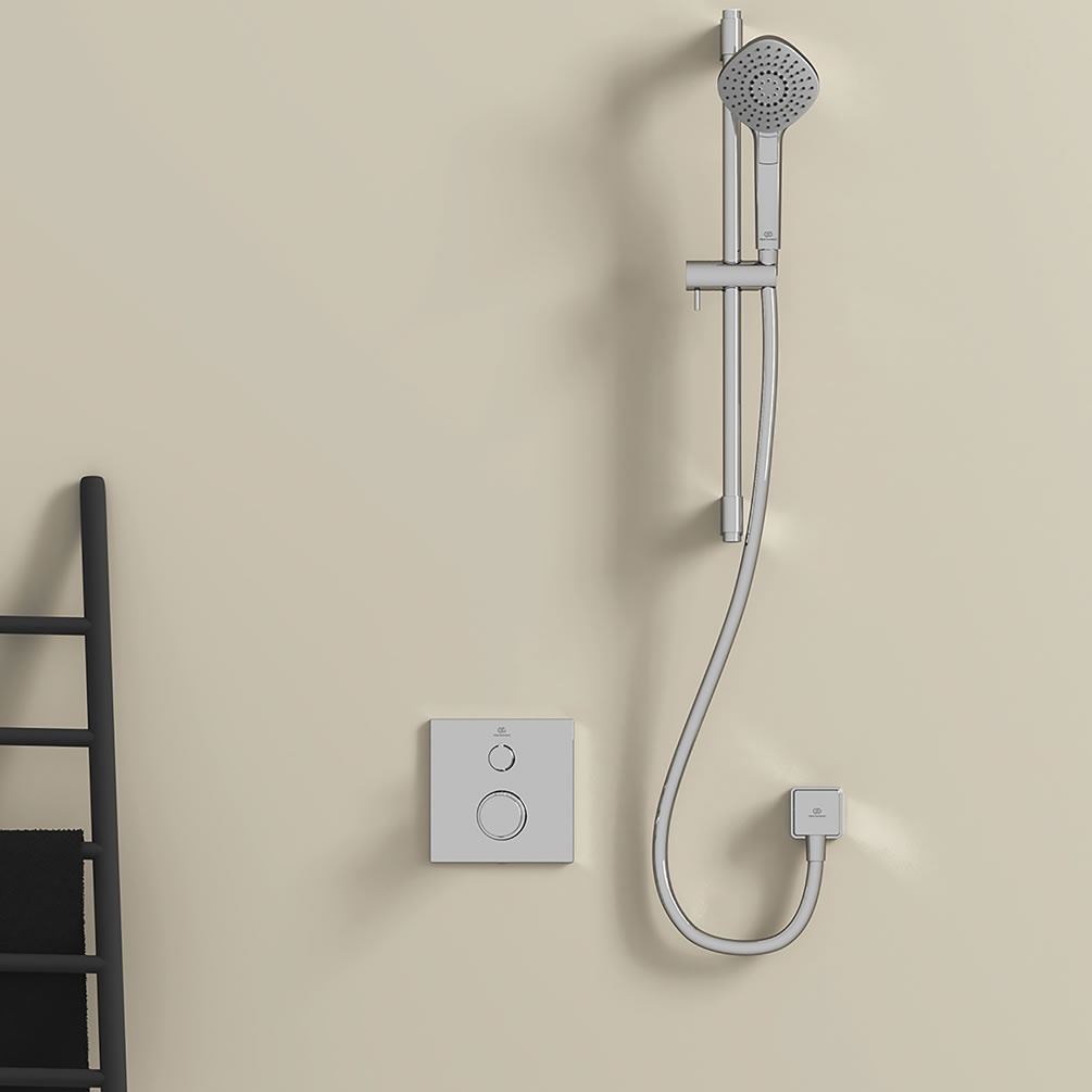 Lifestyle image of Ideal Standard Ceratherm C100 Concealed Thermostatic Riser Rail Shower Set